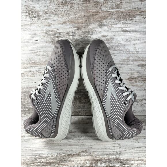 Womens Brooks Addiction Walker Alloy/Oyster Suede Walking Shoes Sz 8.5B Athletic - Picture 7 of 11